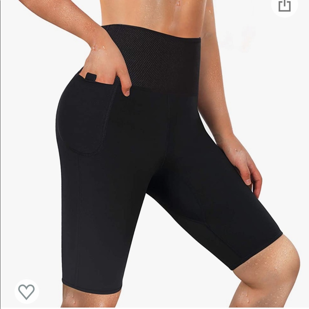 Neoprene sauna shorts